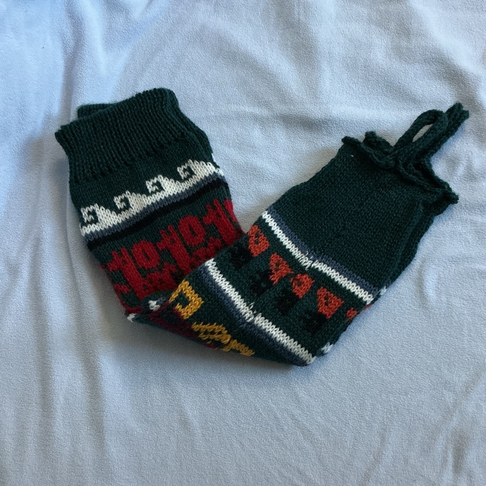 Peruvian Alpaca blend Unisex leg warmers. NWOT. - Picture 4 of 4